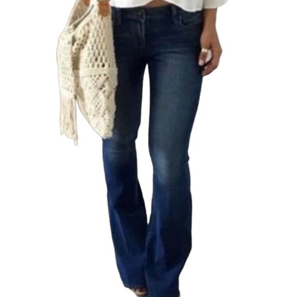 Citizens of Humanity Ingrid #002 Low Waist Wide Leg Flare Jeans Size 31